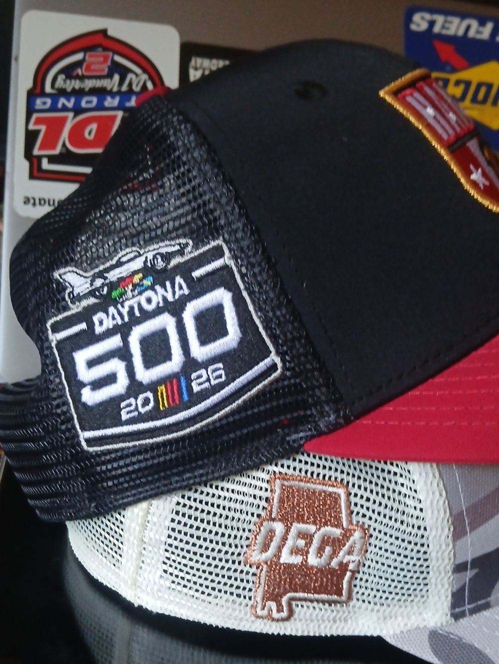 Denny Hamlin Nascar New Era Trucker Style Hats - Picture 5 of 8